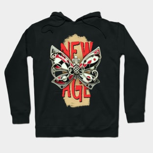 Steampunk Butterfly New Age Hoodie